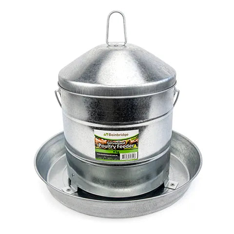 GALVANISED POULTRY FEEDER