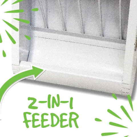 HAY AND PELLET FEEDER - SMALL ANIMALS