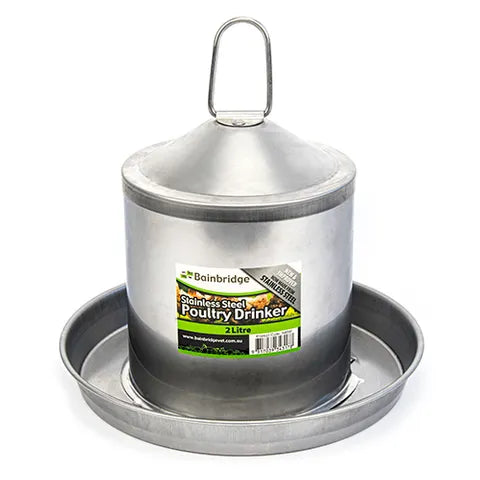STAINLESS STEEL POULTRY DRINKER