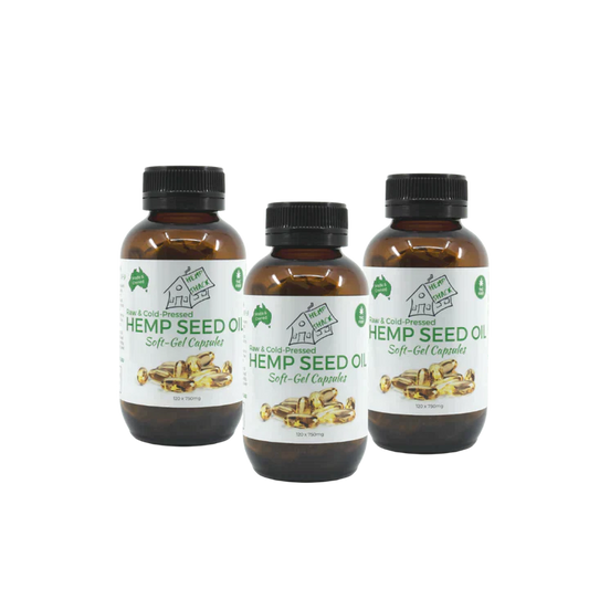 Hemp Seed Oil Capsules Triple Pack